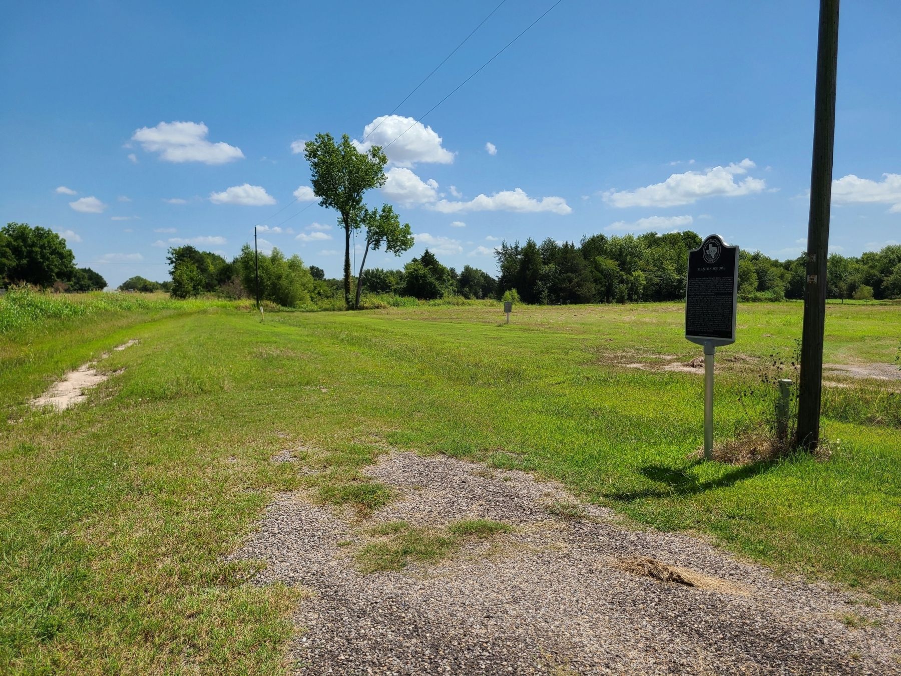 Blanton School Marker image. Click for full size.