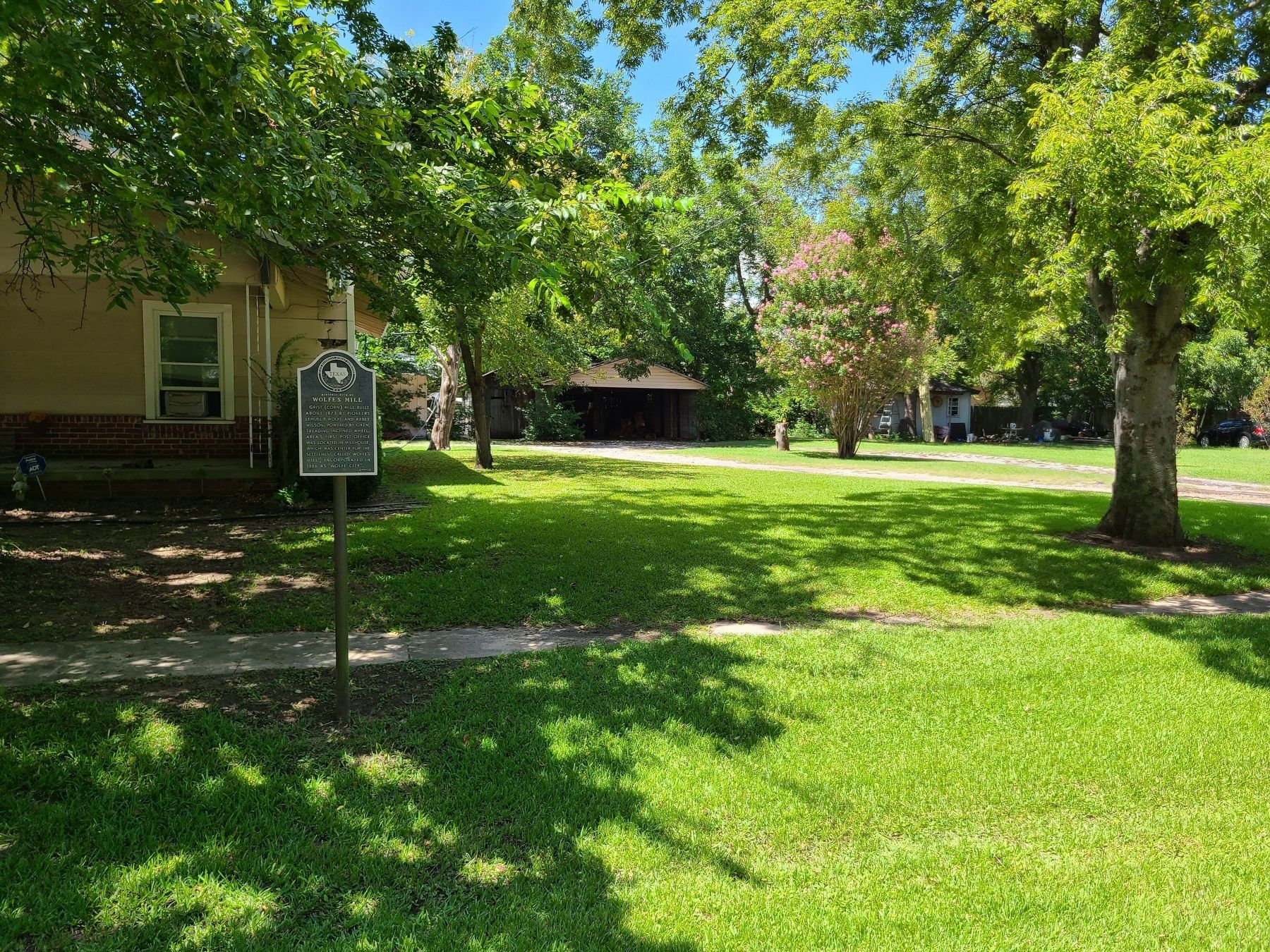 Historic Site of Wolfe�s Mill Marker image. Click for full size.