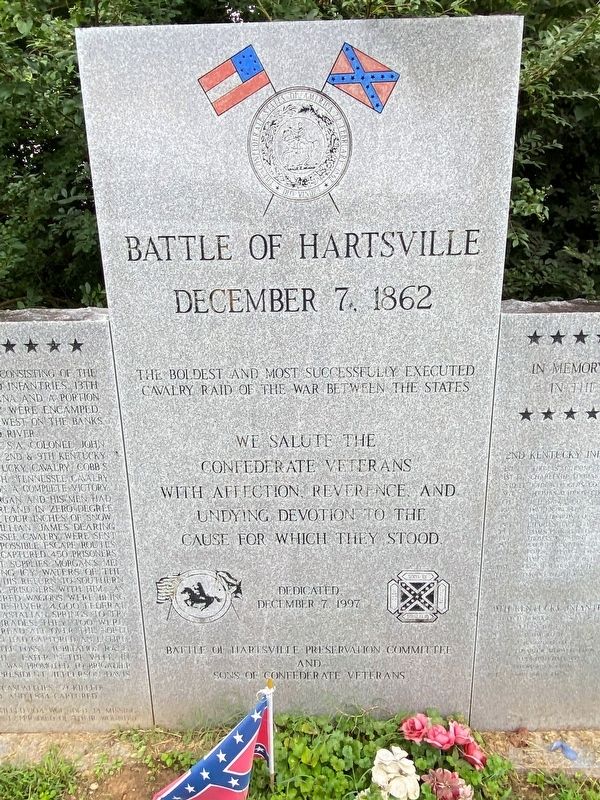 Battle of Hartsville Marker image. Click for full size.