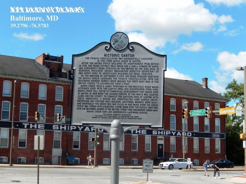 Historic Canton Marker image. Click for full size.