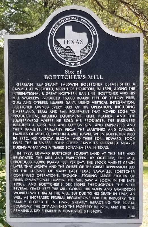 Site of Boettcher's Mill Marker image. Click for full size.