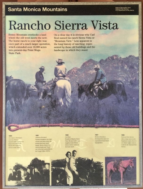 Rancho Sierra Vista Marker image. Click for full size.