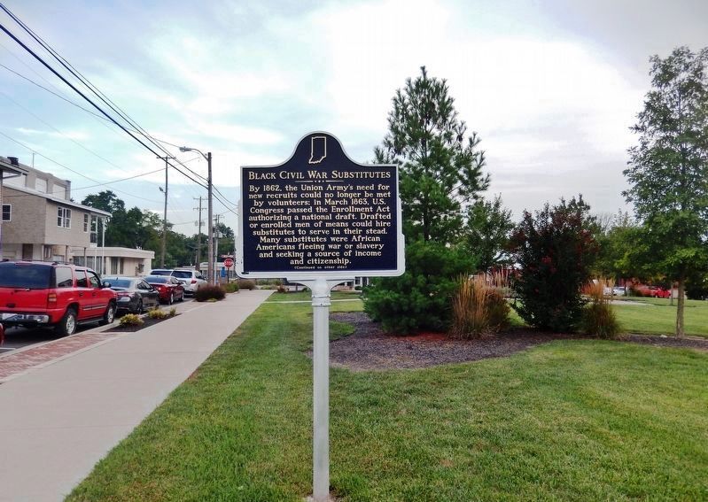 Black Civil War Substitutes Marker. Click for full size. Black Civil War Substitutes Marker image. Click for full size.