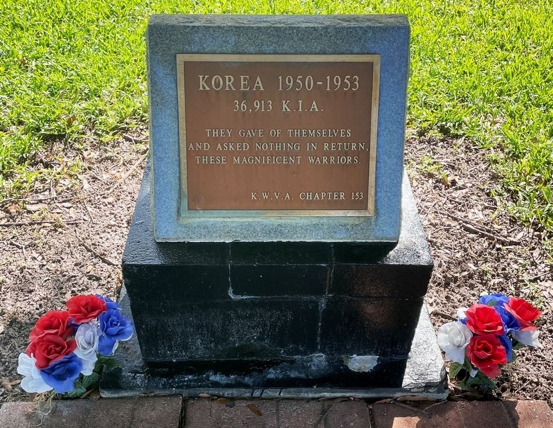 Korea 1950-1953 Marker. Click for full size. Korea 1950-1953 Marker image. Click for full size.