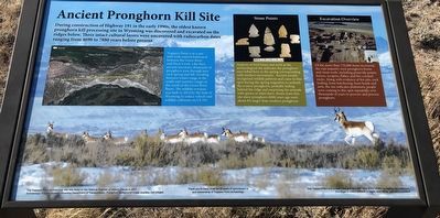 Ancient Pronghorn Kill Site Marker image. Click for full size.