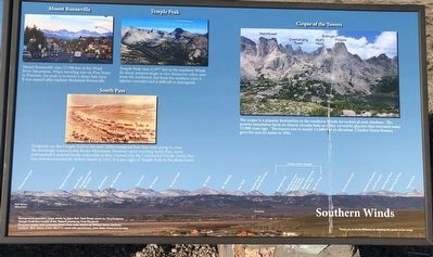 Wind River Mountains Marker, panel 2 image. Click for full size.