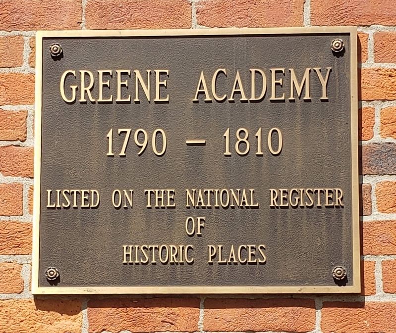 Greene Academy Marker image. Click for full size.