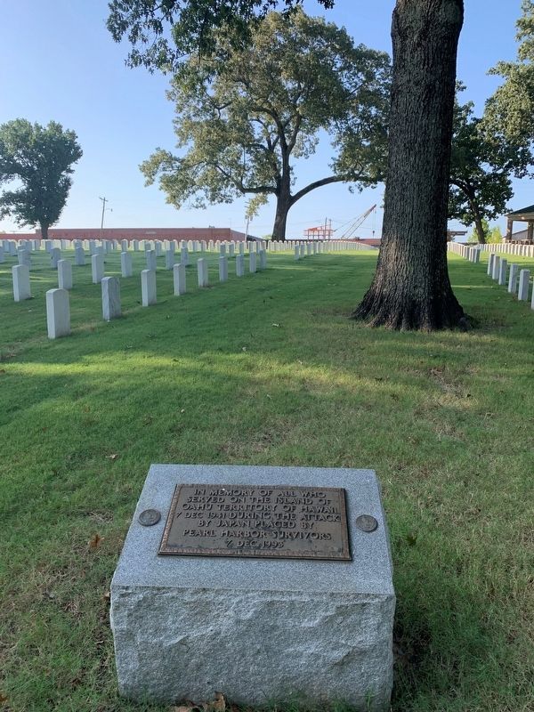 In Memory of all who served on the Island of Oahu Marker image. Click for full size.
