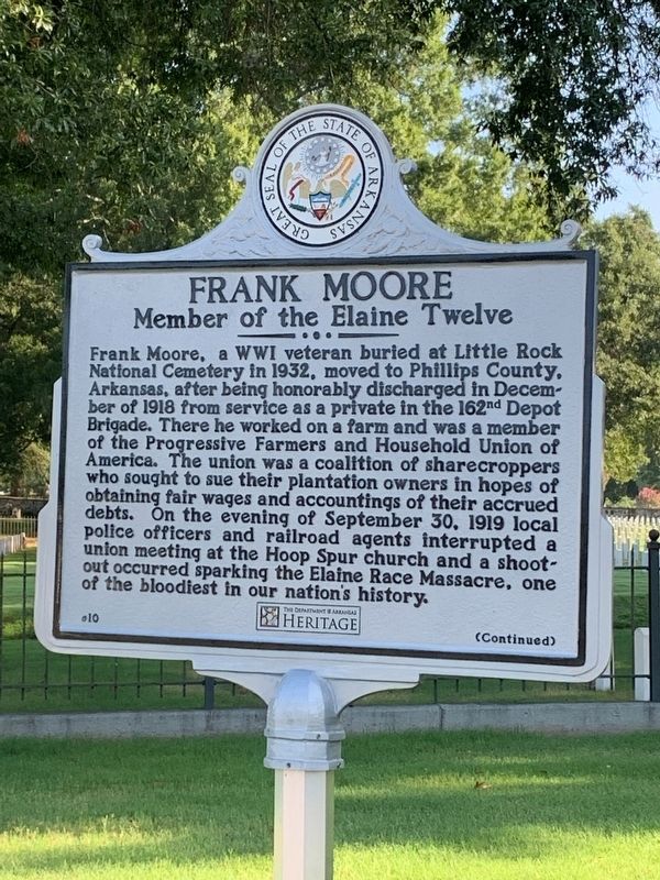 Frank Moore Marker image. Click for full size.