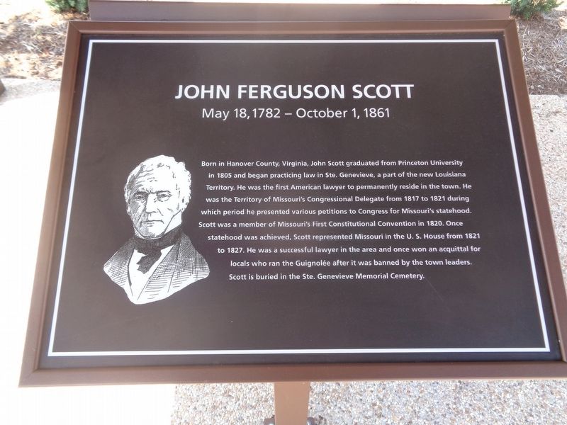John Ferguson Scott Marker image. Click for full size.