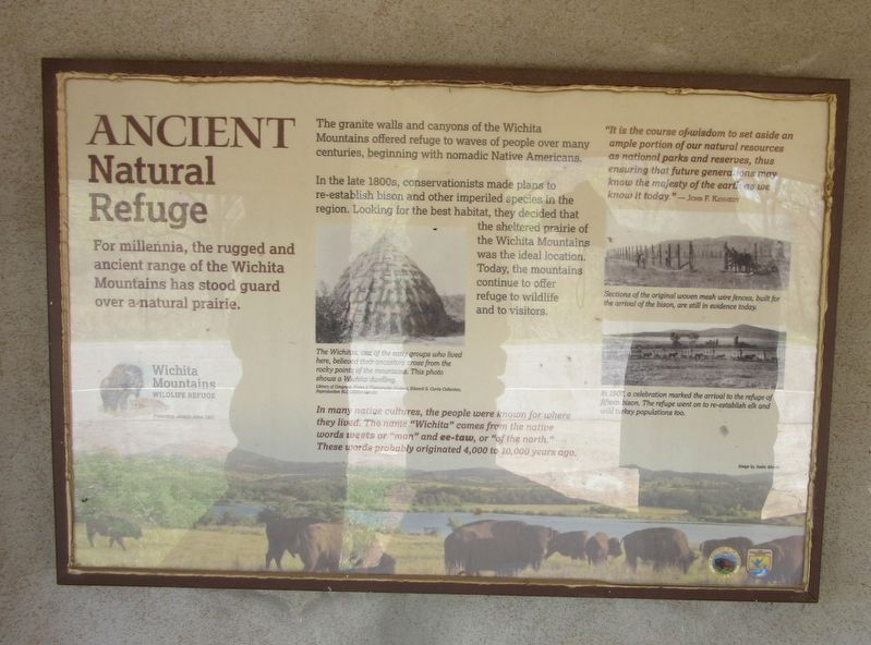 Ancient Natural Refuge Marker. Click for full size. Ancient Natural Refuge Marker image. Click for full size.