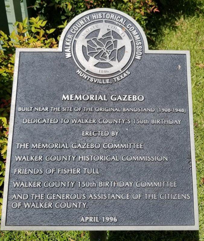 Memorial Gazebo Marker image. Click for full size.