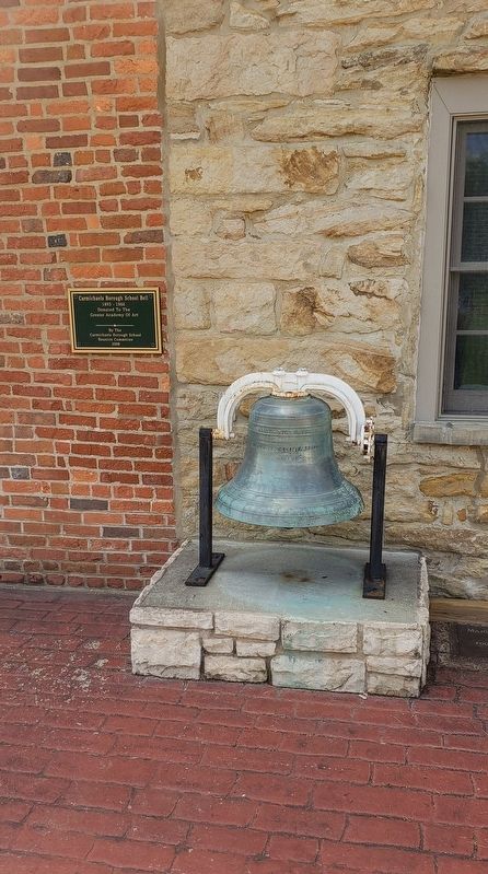 Carmichaels Borough School Bell Marker image. Click for full size.