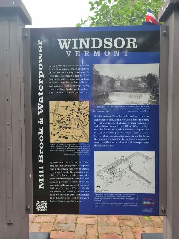Windsor Vermont Marker image. Click for full size.
