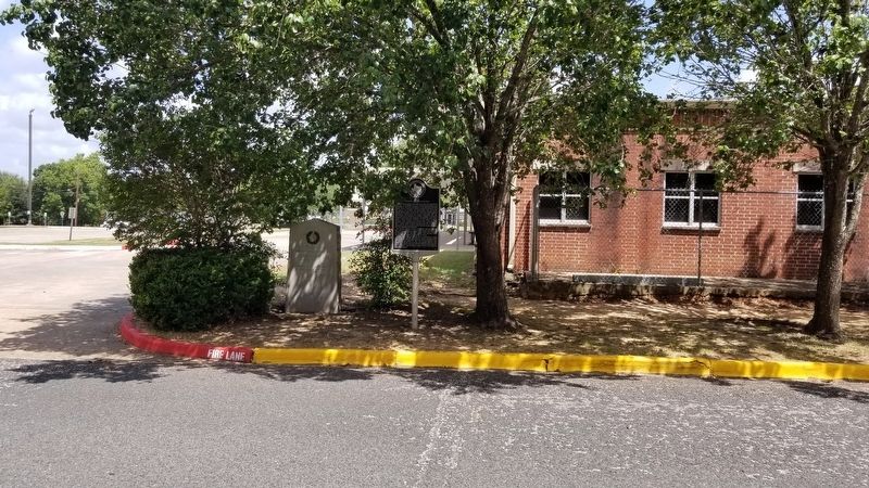 The view of the Site of Andrew Female College Marker from the street image. Click for full size.