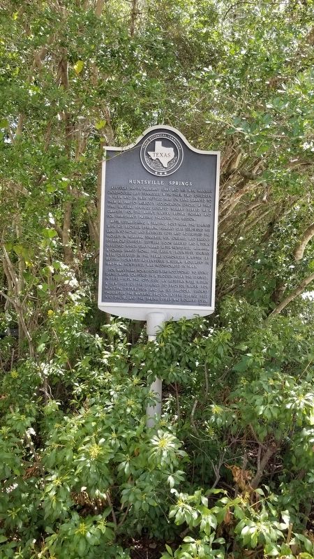 Huntsville Springs Marker image. Click for full size.