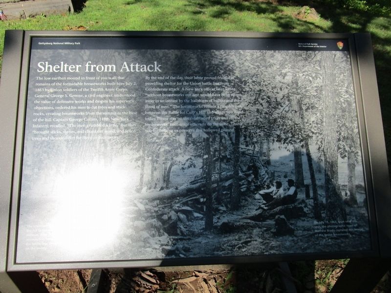 Shelter From Attack Marker. Click for full size. Shelter From Attack Marker image. Click for full size.