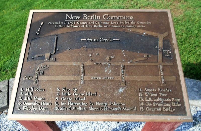 New Berlin Commons Marker image. Click for full size.