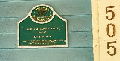 John and Almira Kelly House Marker image. Click for full size.