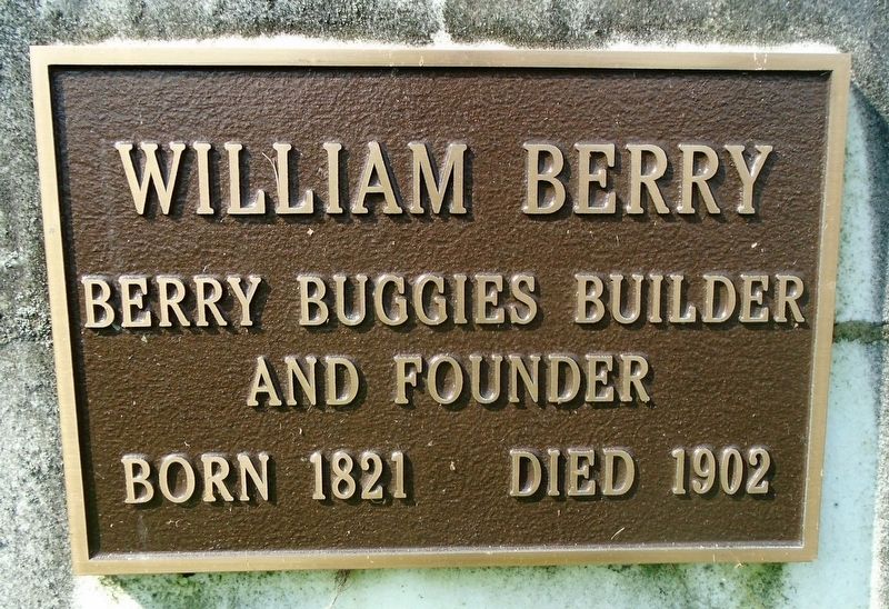 William Berry Marker image. Click for full size.