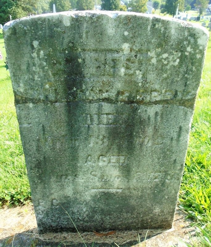 William Berry Grave Marker (front) image. Click for full size.