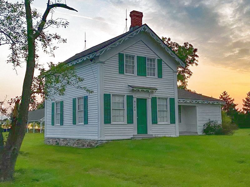 Kelley-Fisk Farm Home erected in 1851. image. Click for full size.