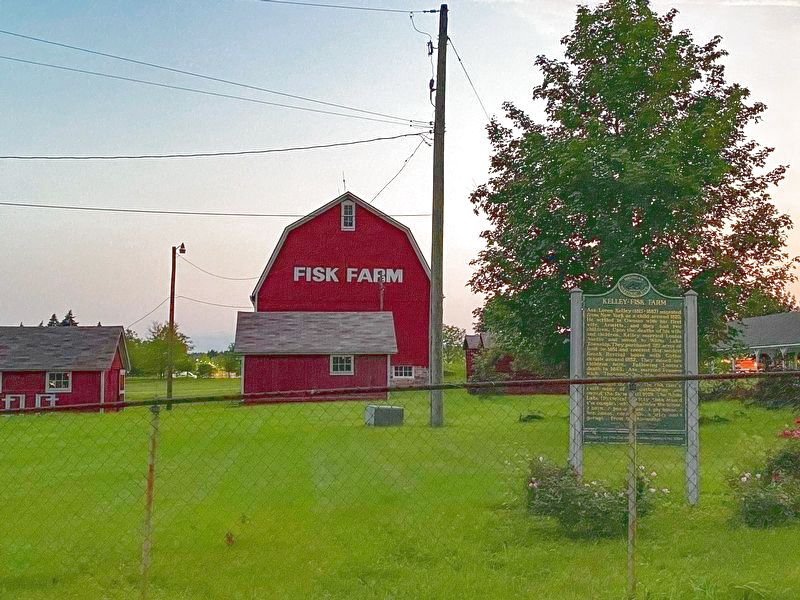 Kelley-Fisk Farm Marker image. Click for full size.