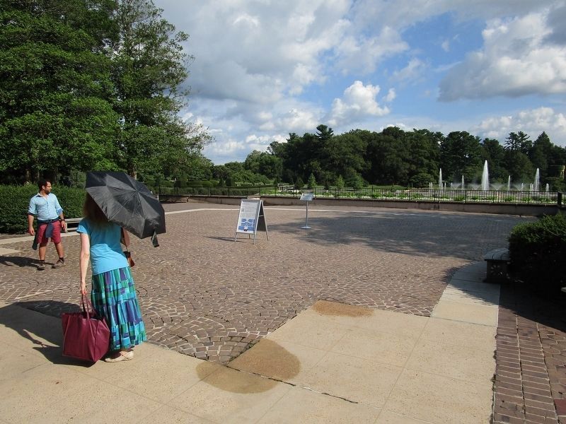 Pierre S. du Pont, Fountain Visionary Marker Removed. Click for full size. Pierre S. du Pont, Fountain Visionary Marker Removed image. Click for full size.