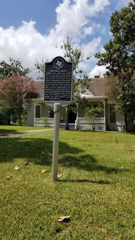 The Pritchett House and Marker image. Click for full size.
