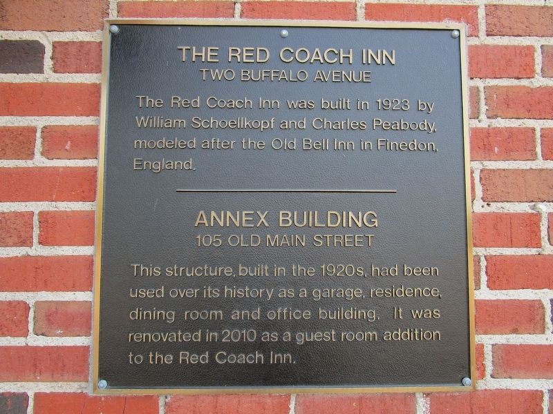 The Red Coach Inn / Annex Building Marker image. Click for full size.