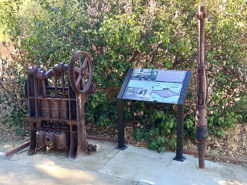 Oil in Placerita Canyon Marker image. Click for full size.