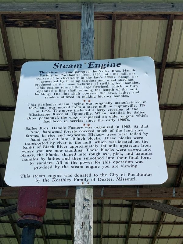 Steam Engine Marker. Click for full size. Steam Engine Marker image. Click for full size.