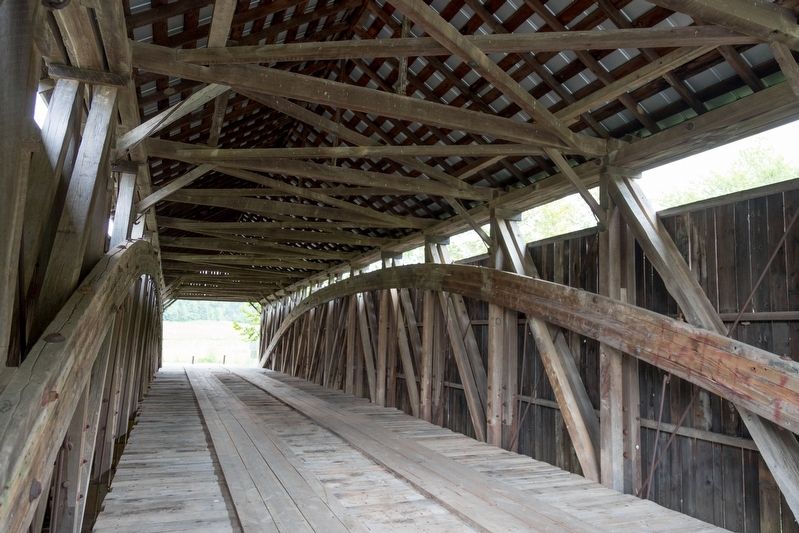 Cabin Creek Bridge, Interior image. Click for full size.