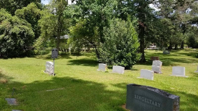 The view of the Harry Fishburne Estill Marker in the cemetery image. Click for full size.