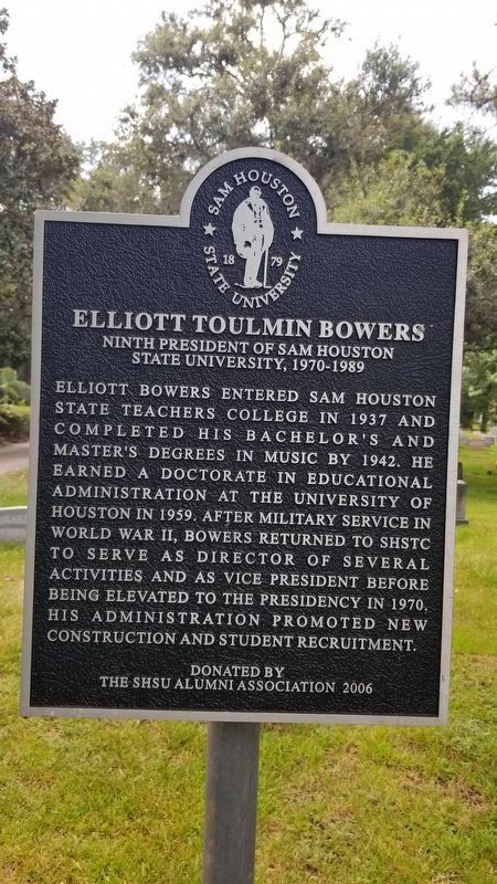 Elliott Toulmin Bowers Marker image, Touch for more information