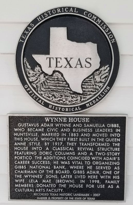 Wynne House Marker image. Click for full size.