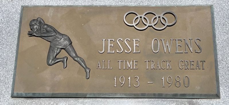 Jesse Owens Marker image. Click for full size.