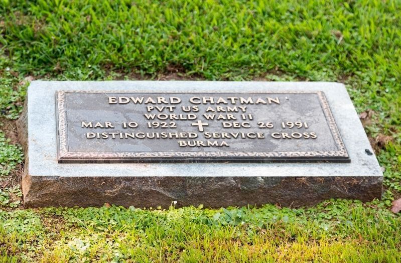 Edward Chatman, Private, U.S. Army. Click for full size. Edward Chatman, Private, U.S. Army image. Click for full size.