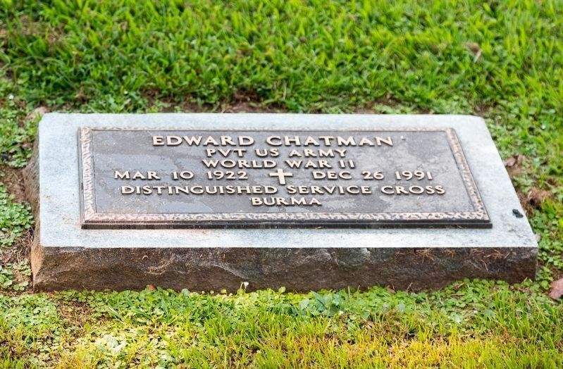 Edward Chatman, Private, U.S. Army image. Click for full size.