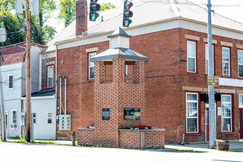 Bell Tower and Markers. Click for full size. Bell Tower and Markers image. Click for full size.