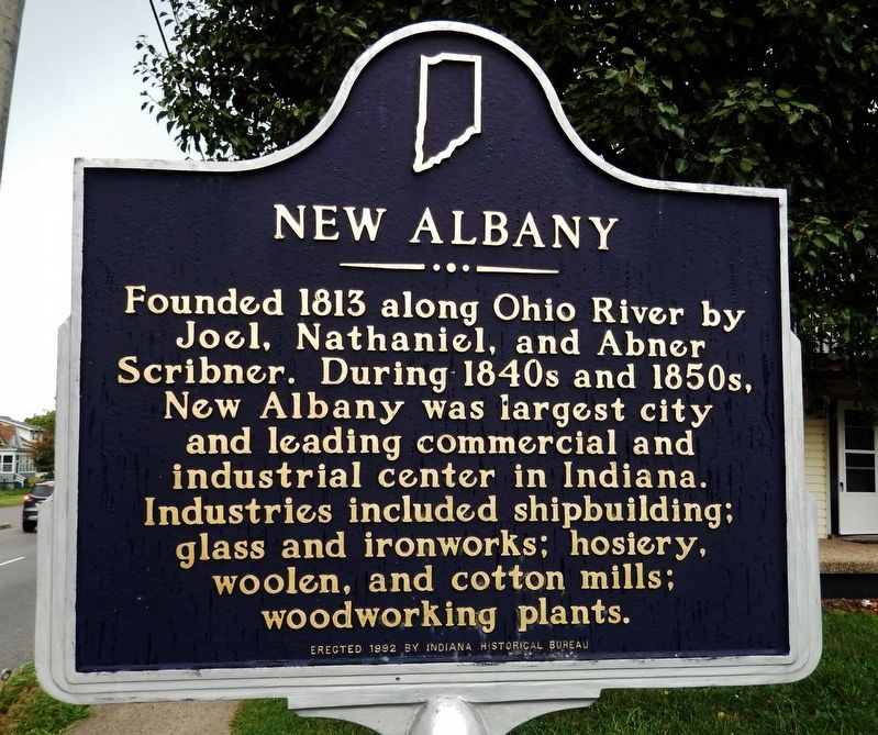 New Albany Marker image. Click for full size.