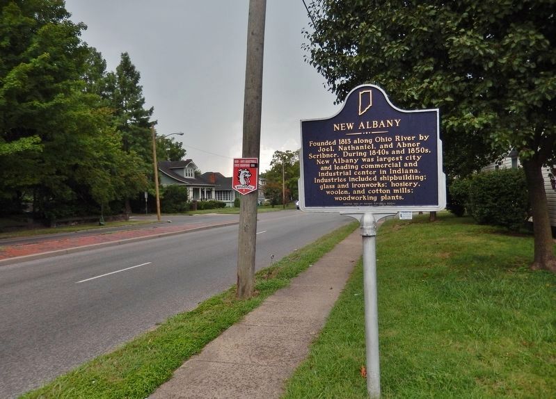 New Albany Marker image. Click for full size.