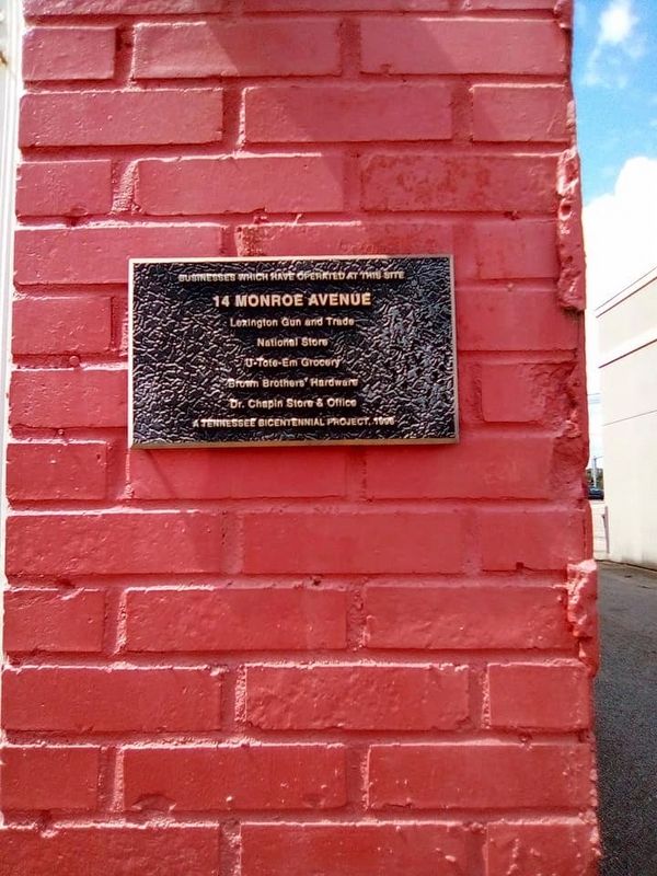 14 Monroe Avenue Marker. Click for full size. 14 Monroe Avenue Marker image. Click for full size.