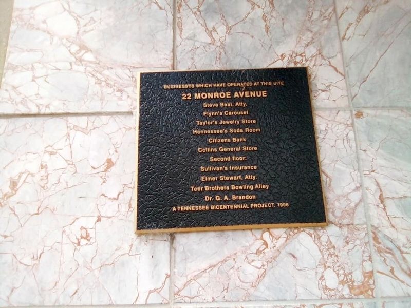 22 Monroe Avenue Marker. Click for full size. 22 Monroe Avenue Marker image. Click for full size.