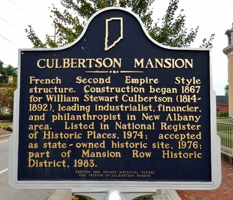 Culbertson Mansion Marker image. Click for full size.