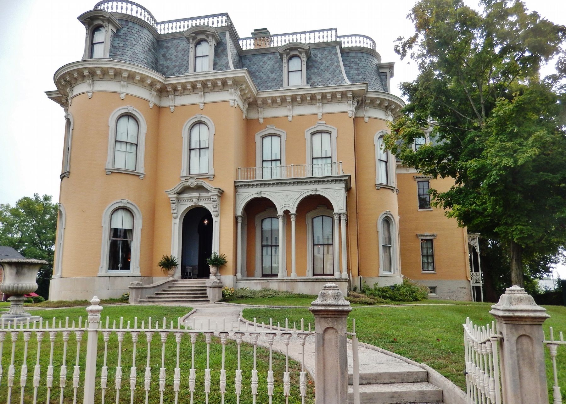 Culbertson Mansion (<i>north/front elevation</i>) image. Click for full size.