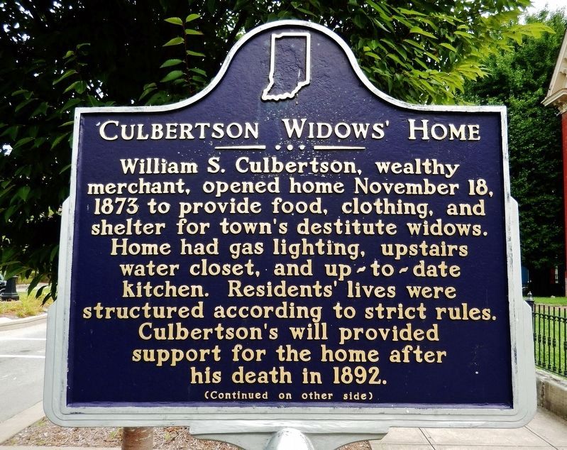 Culbertson Widows' Home (<i>side 1</i>) image. Click for full size.