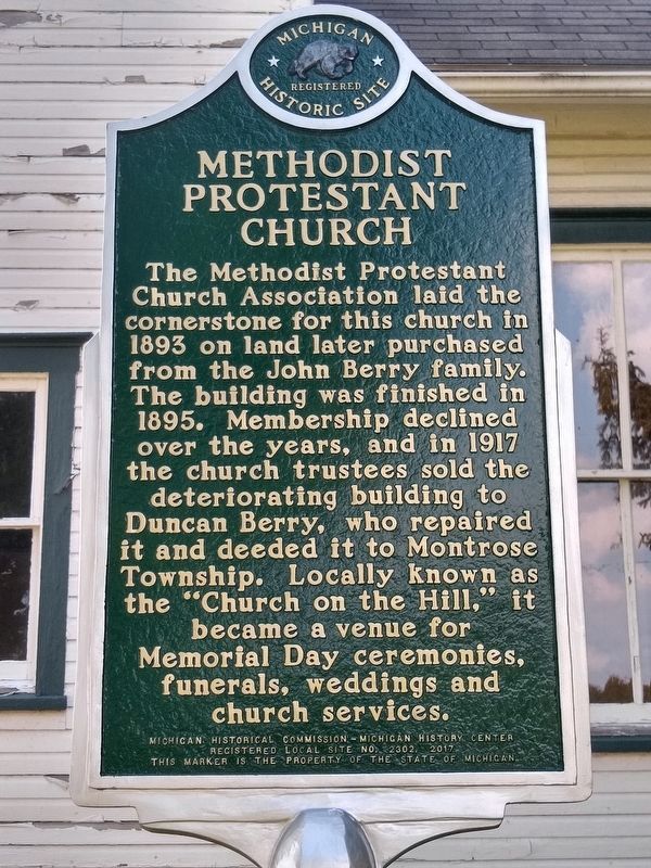 Methodist Protestant Church Marker Side image. Click for full size.