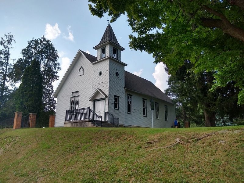 Methodist Protestant Church and Marker image. Click for full size.
