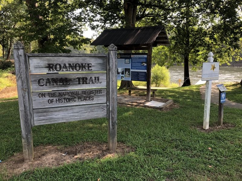 Welcome to The Roanoke Canal Museum and Trail / Canal Trail Map Marker image. Click for full size.